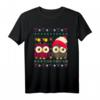 Vogel Tier Weihnachten Geschenk Eule Ugly Christmas T-Shirt – Lustiges Festtagsdesign für Tierliebhaber und Familienfeiern