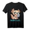 Lustiges Axolotl T-Shirt für Unternehmer, Freelancer & Büroarbeiter - Geschenkidee für Geburtstag & Weihnachten für Axolotl Fans