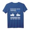 Unternehmensgründung Morgens müde abends blau T-Shirt – Motivationsgeschenk für Gründer, Selbstständige & Startups