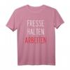 Fresse halten arbeiten - Motivations-T-Shirt für Unternehmer, Selbstständige & Geschäftsführer als Geschenk zum Geburtstag oder Weihnachten