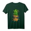 Lustiges Weihnachts-T-Shirt mit Ananas, Sonnenbrille & Palmen - Tropisches Urlaubs-Design für Weihnachten