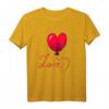 Valentinstag Geschenk für Sie - Herz Luftballon Rot und Liebe T-Shirt als romantische Überraschung für Partnerin, Verlobte, Ehefrau