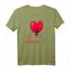 Valentinstag Geschenk für Sie - Herz Luftballon Rot und Liebe T-Shirt als romantische Überraschung für Partnerin, Verlobte, Ehefrau