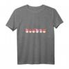 Damen Valentinstag Shirt mit Gnome Liebe – Lustiges V-Ausschnitt Shirt mit Herzen, Perfekt für Partner, Freunde & Familie