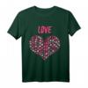 Love - Liebe - Herz Valentinstag Geschenkidee T-Shirt für Damen & Herren | Romantisches Motiv für Partner, Familie & besondere Anlässe