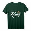 Paar T-Shirt Ich bin Ihr König - Lustiges Partner-Shirt für Valentinstag, Jahrestag & Liebesgeschenk mit King & Queen Design