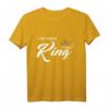 Paar T-Shirt Ich bin Ihr König - Lustiges Partner-Shirt für Valentinstag, Jahrestag & Liebesgeschenk mit King & Queen Design