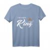 Paar T-Shirt Ich bin Ihr König - Lustiges Partner-Shirt für Valentinstag, Jahrestag & Liebesgeschenk mit King & Queen Design