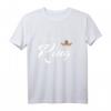 Paar T-Shirt Ich bin Ihr König - Lustiges Partner-Shirt für Valentinstag, Jahrestag & Liebesgeschenk mit King & Queen Design