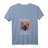Owl Hearts are Full of Hoot & Love Valentinstag T-Shirt mit V-Ausschnitt – Romantisches Tiermotive-Shirt für Verliebte