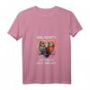 Owl Hearts are Full of Hoot & Love Valentinstag T-Shirt mit V-Ausschnitt – Romantisches Tiermotive-Shirt für Verliebte