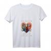 Owl Hearts are Full of Hoot & Love Valentinstag T-Shirt mit V-Ausschnitt – Romantisches Tiermotive-Shirt für Verliebte