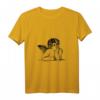 Damen Engel Raphael Amor Putten T-Shirt mit V-Ausschnitt – Valentinstag, Weihnachten & Kunstliebhaber Geschenk