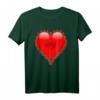 Rosenherz Valentinstags-Tshirt – Romantisches Geschenk für Partner, Damen, Herren & Kinder zum Entspannen Zuhause