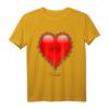 Rosenherz Valentinstags-Tshirt – Romantisches Geschenk für Partner, Damen, Herren & Kinder zum Entspannen Zuhause