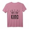 Sommer King T-Shirt für Männer - Stylisches Kurzarm T-Shirt mit Kunstdruck, waschbar & perfekt für den Sommer