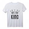 Sommer King T-Shirt für Männer - Stylisches Kurzarm T-Shirt mit Kunstdruck, waschbar & perfekt für den Sommer