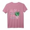 Funny Aloe You Vera Much Valentinstag T-Shirt – Humoriges Liebesbeweis für Aloe Vera Fans und Pflanzenliebhaber