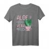 Funny Aloe You Vera Much Valentinstag T-Shirt – Humoriges Liebesbeweis für Aloe Vera Fans und Pflanzenliebhaber