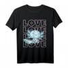 I Love You A Lotl Blaues Axolotl Valentinstag T-Shirt – Kawaii Design mit Herz für Tierliebhaber und Liebende