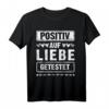 Positiv auf Liebe getestet Valentinstag T-Shirt für Paare - Geschenkidee für Damen und Herren, Verlobte, Ehepartner, Hochzeit & Hochzeitstag