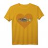 Corydoras Wels Valentinstag Fisch Liebe Fingerabdruck T-Shirt – Lustiges Geschenk für Angler, Fischliebhaber und Freunde
