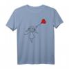 Bestes Valentinstagsgeschenk T-Shirt mit rotem Ballon – Romantisches Liebesgeschenk für den Partner