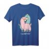 I LLOVE YOU Llama Alpaka Liebe Lama Päärchen Valentinstag T-Shirt – Romantisches Tiermotiv für Paare & Tierliebhaber