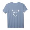 Partnerlook T-Shirt zum HapDeer für Mann und Frau – Klassisch geschnitten mit doppelt genähtem Saum