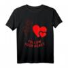 Folge deinem Herzen - Herz, Blume & Valentinstag T-Shirt in bunten Farben für romantische Anlässe