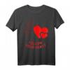 Folge deinem Herzen - Herz, Blume & Valentinstag T-Shirt in bunten Farben für romantische Anlässe