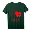 Folge deinem Herzen - Herz, Blume & Valentinstag T-Shirt in bunten Farben für romantische Anlässe