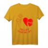 Folge deinem Herzen - Herz, Blume & Valentinstag T-Shirt in bunten Farben für romantische Anlässe