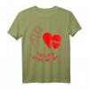 Folge deinem Herzen - Herz, Blume & Valentinstag T-Shirt in bunten Farben für romantische Anlässe
