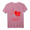 Folge deinem Herzen - Herz, Blume & Valentinstag T-Shirt in bunten Farben für romantische Anlässe