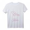 Damen Mein Herz Schlägt Für Kevin Valentinstag Hochzeitstag T-Shirt mit V-Ausschnitt - Persönliches Geschenk für Frau, Freundin & Ehepartner