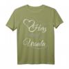 Mein Herz Schlägt Für Ursula - Personalisiertes Valentinstag & Hochzeitstag T-Shirt für Verlobten oder Ehemann