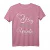 Mein Herz Schlägt Für Ursula - Personalisiertes Valentinstag & Hochzeitstag T-Shirt für Verlobten oder Ehemann