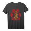 Bordeauxdoggen Valentinstag Pfote T-Shirt – Lustiges Hundeliebhaber Geschenk für Hunde- und Valentinstagsfans