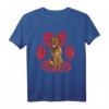 Bordeauxdoggen Valentinstag Pfote T-Shirt – Lustiges Hundeliebhaber Geschenk für Hunde- und Valentinstagsfans