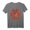 Bordeauxdoggen Valentinstag Pfote T-Shirt – Lustiges Hundeliebhaber Geschenk für Hunde- und Valentinstagsfans