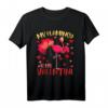 Mein Flamingo ist mein Valentine - Lustiges Heart Flamingo T-Shirt für Valentinstag und Tierliebhaber