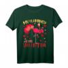 Mein Flamingo ist mein Valentine - Lustiges Heart Flamingo T-Shirt für Valentinstag und Tierliebhaber
