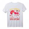 Mein Flamingo ist mein Valentine - Lustiges Heart Flamingo T-Shirt für Valentinstag und Tierliebhaber