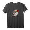 Valentinstag Eule Rose Freund Freundin Vogelfreund T-Shirt – Buntes Vogelmotiv als romantisches Geschenk für Tierliebhaber