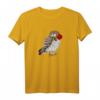 Valentinstag Eule Rose Freund Freundin Vogelfreund T-Shirt – Buntes Vogelmotiv als romantisches Geschenk für Tierliebhaber