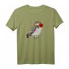 Valentinstag Eule Rose Freund Freundin Vogelfreund T-Shirt – Buntes Vogelmotiv als romantisches Geschenk für Tierliebhaber