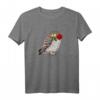 Valentinstag Eule Rose Freund Freundin Vogelfreund T-Shirt – Buntes Vogelmotiv als romantisches Geschenk für Tierliebhaber