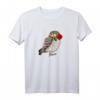 Valentinstag Eule Rose Freund Freundin Vogelfreund T-Shirt – Buntes Vogelmotiv als romantisches Geschenk für Tierliebhaber