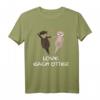Love Each Otter Valentinstag T-Shirt – Lustiges Pärchen Geschenk mit Otter Spruch für Liebe und Jahrestag